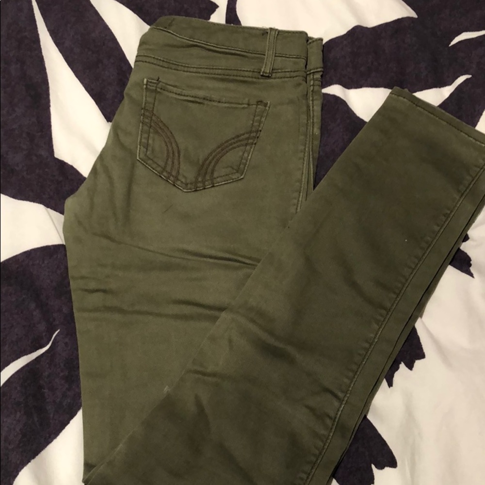 Green jeans
